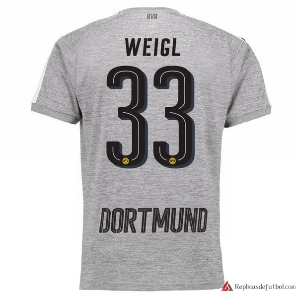 Camiseta Borussia Dortmund Tercera equipación Weigl 2017-2018